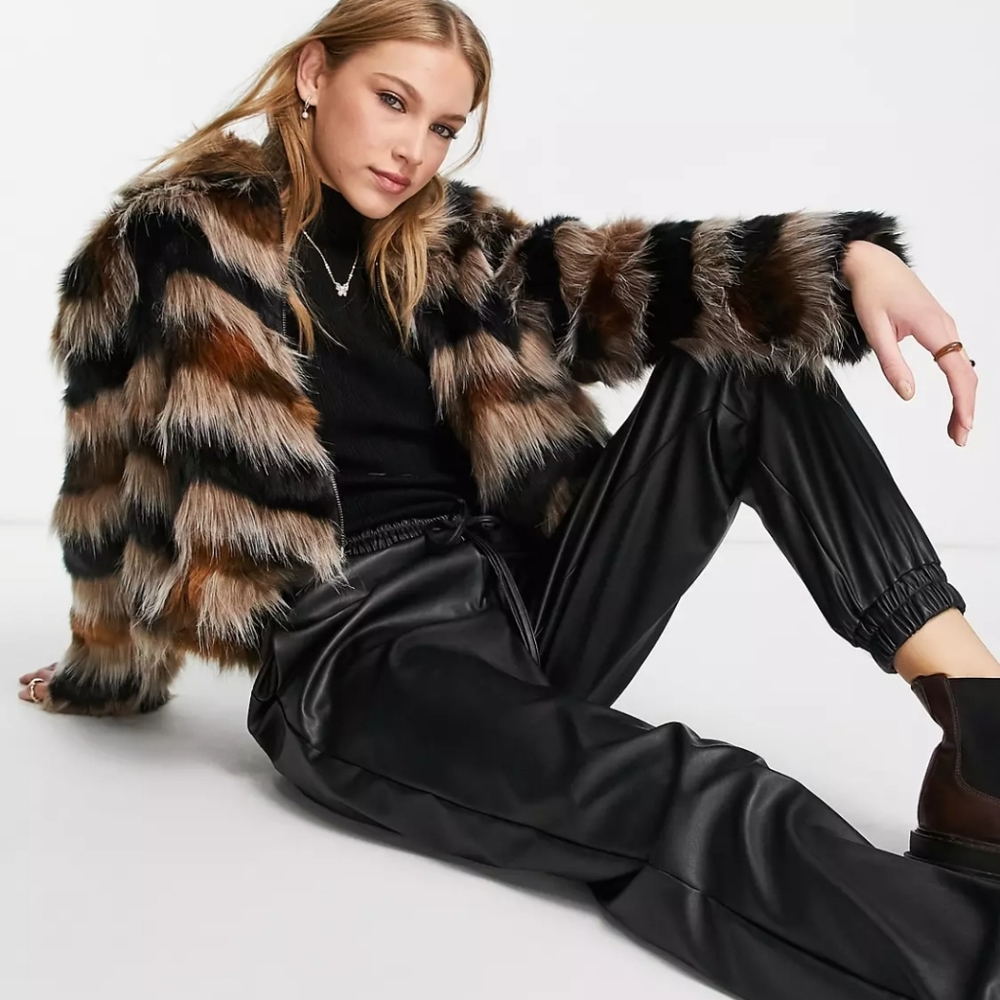 French Connection Dallow Fur Jacket